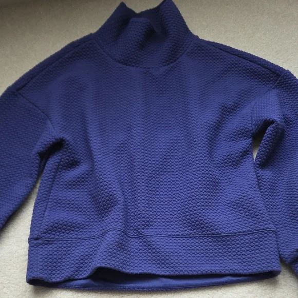 Calia Textured Purple Sweater - Picture 5 of 5